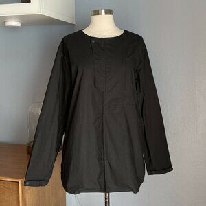 F/CE Japan Black Front Zip Jacket Coat Lightweight Cotton Size M